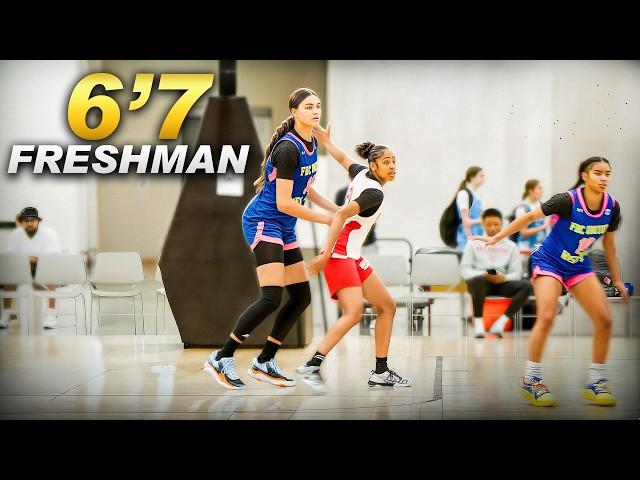 This 6'7" FRESHMAN Is Absolutely Dominant!!! 24 Hours With Sydney Douglas